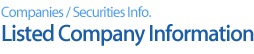 Companies/Securities Info. _ Listed Company Infomation